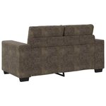 vidaXL Canapé 2 Pièces Gris foncé 221 x 78 x 80 cm Faux cuir