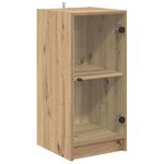 vidaXL Buffet chêne artisanal 35 x 37 x 76 cm Bois d'ingénierie