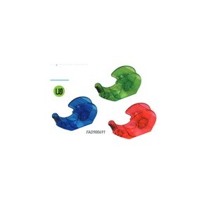 Devidoir escargot corps plastique lame acier coloris assortis : bleu, vert, rouge safetool