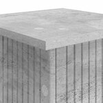 vidaXL Support de Plante Gris béton 30 5 x 30 x 43 cm