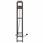 vidaXL Tête de lit de rangement Chêne marron 75 cm Bois d'ingénierie