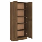 vidaXL Armoire à livres Chêne marron 82 5x30 5x185 5cm Bois ingénierie