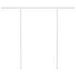 vidaXL Auvent manuel rétractable avec LED 3 5x2 5 m Anthracite