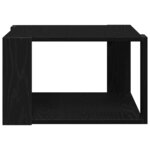 vidaXL Table basse Chêne noir 85 x 55 x 31 cm