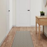 vidaXL Tapis de couloir aspect sisal platina 50x250 cm