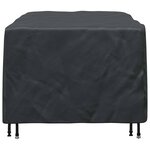 vidaXL Housse pour mobilier d'extérieur Noir 172 x 113 x 73 cm 600D
