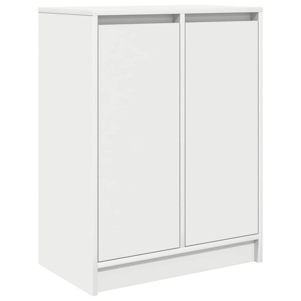 vidaXL Buffet blanc 57x34x76 cm bois d'ingénierie