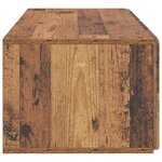 vidaXL Meuble TV mural Bois ancien 78 5 x 41 x 30 cm Bois d'ingénierie