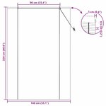 vidaXL Stores et Occultants Marron Clair 140 x 220 cm Bambou