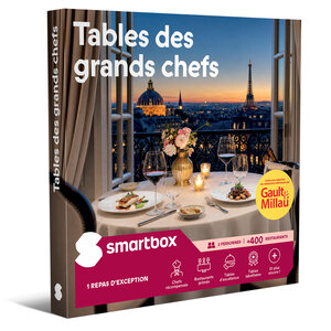 SMARTBOX - Coffret Cadeau Tables des grands chefs -  Gastronomie