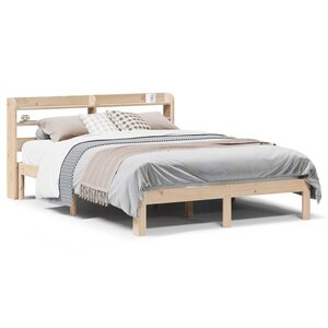 vidaXL Cadre de lit avec tête de lit sans matelas 150x200 cm