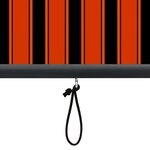 vidaXL Store roulant d'extérieur 140x250 cm Orange et marron