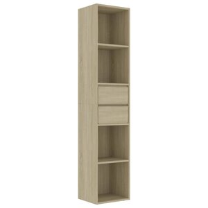 vidaXL Bibliothèque Chêne sonoma 36x30x171 cm Bois d'ingénierie