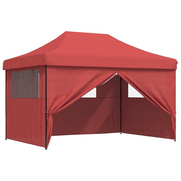 vidaXL Tente de fête Bordeaux 279 x 410 x 315 cm Tissu Oxford