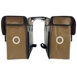 Willex sacoches de vélo tarpaulin 30 l marron