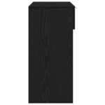 vidaXL Table console Chêne noir 90 x 36 x 75 cm Bois d'ingénierie