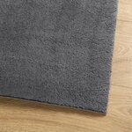 vidaXL Tapis HUARTE à poils courts doux lavable anthracite 140x200 cm