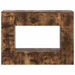 vidaXL Table console Chêne Fumé 101 x 29 x 74 cm Bois d’ingénierie