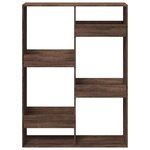 vidaXL Bibliothèque chêne marron 100x33x135 cm bois d'ingénierie