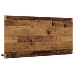 vidaXL Armoire à miroir de salle de bain vieux bois bois d'ingénierie