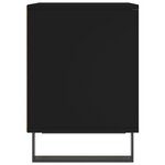 vidaXL Tables de chevet 2 Pièces noir 40x35x50 cm bois d’ingénierie