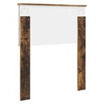 vidaXL Tête de lit Chêne fumé 75 cm Bois d'ingénierie