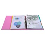 Classeur à Levier Prem'Touch Polypro Int / Ext Dos 50 mm Renforcé Rose EXACOMPTA
