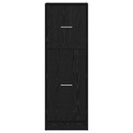 vidaXL Cabinet de Pharmacie Chêne noir 40 x 41 x 118 cm