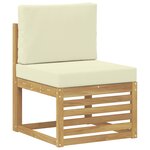 vidaXL 6 pc Ensemble de canapés d'extérieur Polyester Blanc