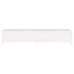 vidaXL Lit surélevé de jardin blanc 199 5x40x39 cm bois de pin massif