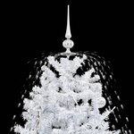 vidaXL Arbre de Noël neigeux avec base de parapluie Blanc 190 cm