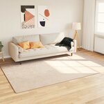 vidaXL Coureur de Tapis MARSA Crème 150 x 230 cm Polyester et PVC