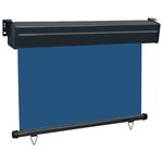 vidaXL Auvent latéral de balcon 125x250 cm Bleu