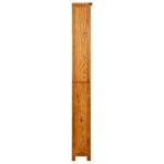 vidaXL Bibliothèque à 6 étagères 80x22 5x180 cm Bois de chêne massif