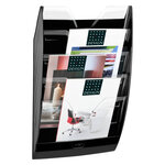 Corbeille à courrier cep gloss noir