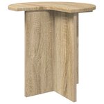vidaXL Table d'appoint Chêne Sonoma Ø 39 x 38 cm Bois d'ingénierie