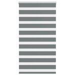 vidaXL Store zèbre gris foncé largeur du tissu 50 9 cm polyester