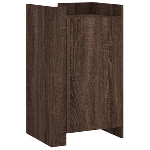 vidaXL Buffet chêne marron 45x35x75 cm bois d'ingénierie