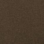 vidaXL Tête de lit marron foncé 160 x 5 x 118/128 cm Tissu