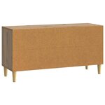 vidaXL Meuble TV 99 x 34 5 x 50 cm Chêne artisanal Bois d'ingénierie