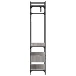 vidaXL Armoire à tiroirs sonoma gris 89x39x184 5 cm bois d'ingénierie