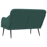 vidaXL Banc Vert foncé 110x76x80 cm Tissu