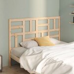 vidaXL Tête de lit 146x4x104 cm Bois massif de pin