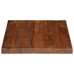 vidaXL Dessus de table 80x50x2 5 cm rectangulaire bois massif récupéré