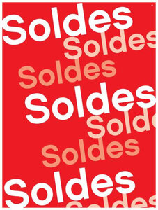 Affiche Solde 60x80 cm