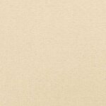 vidaXL Chaise de relaxation Crème Tissu