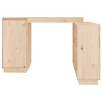 vidaXL Bureau 110x50x75 cm Bois massif de pin