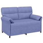 vidaXL Canapé 100  polyester  cadre en métal  MDF  Contreplaqué