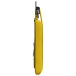 vidaXL Tête de lit suspendue Avec lumière LED Jaune Velours