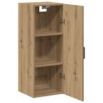 vidaXL Armoire murale chêne artisanal 34 5x34x90 cm bois d'ingénierie